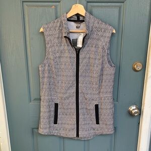 NWT Eddie Bauer Motion Sleeveless Zip-Up Vest